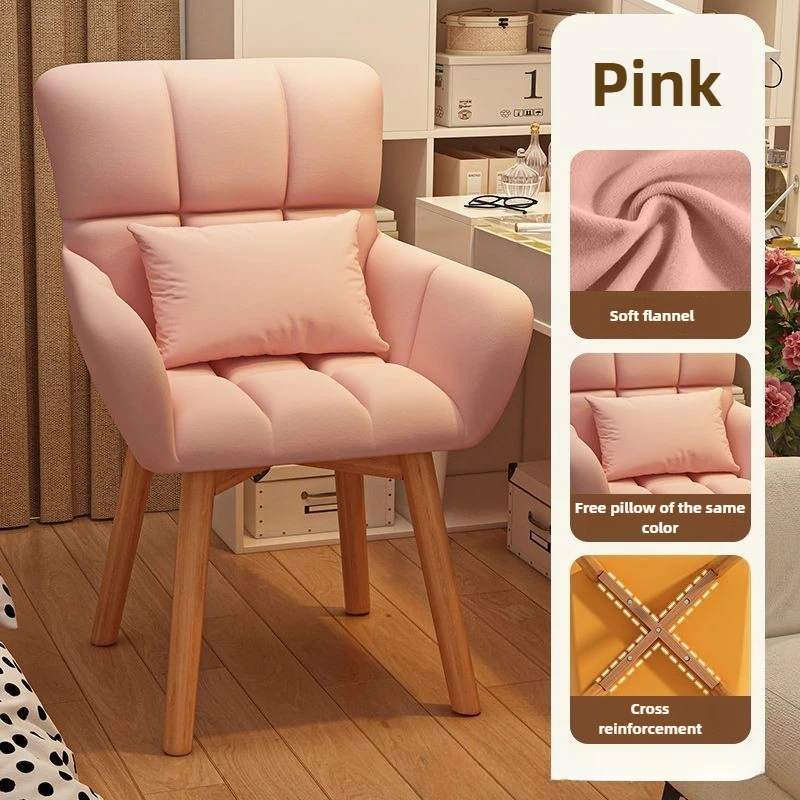 Furniture Lighting & Decor Magazine - Krzesło toaletowe damskie, lekko luksusowe obrotowe