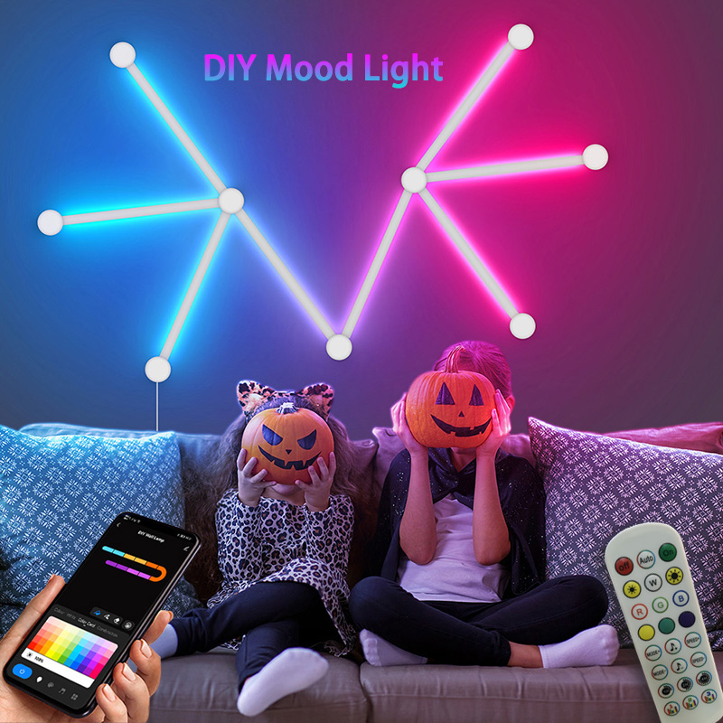 Led Lighting Wall Decor - Inteligentna lampa ścienna RGB, listwa LED