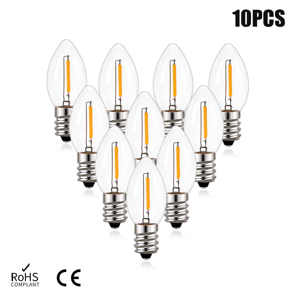 Lighting Effect Home Decor - Edison Led żarówka świeczka E12 E14