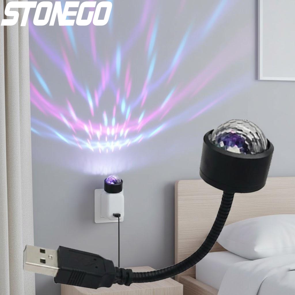 Lighting Effect Home Decor - Lampa LED w kształcie kuli dyskotekowej