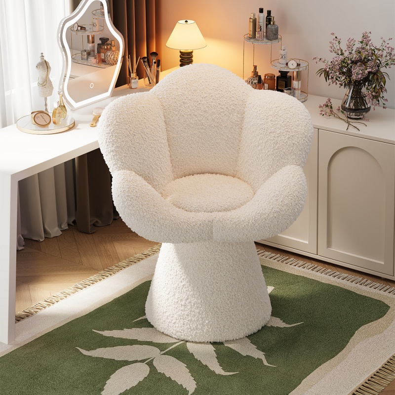Furniture Lighting & Decor Magazine - Obrotowe krzesło do makijażu, toaletka do