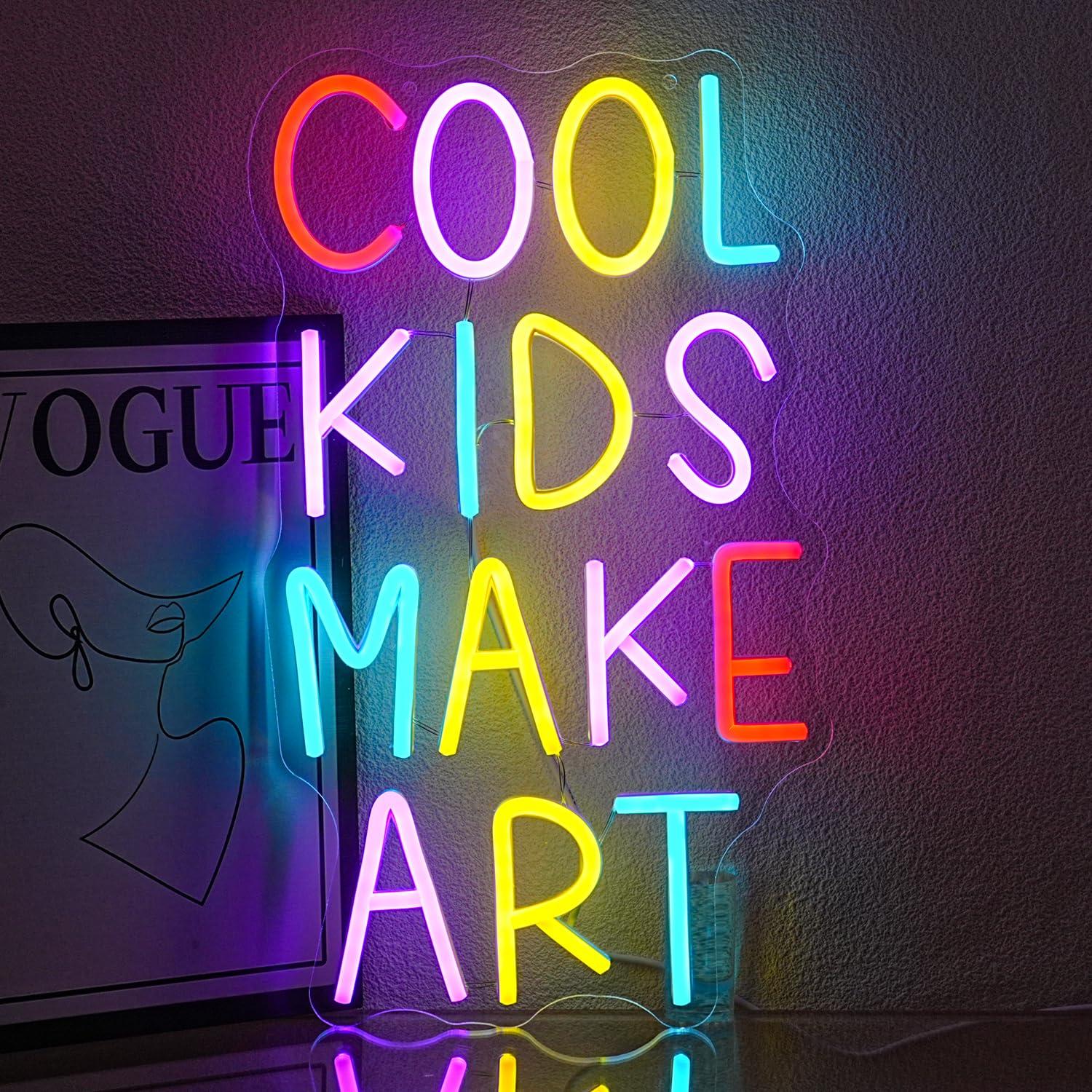 Led Lighting Wall Decor - Neonowy Znak LED dla Fajnych Dzieci,