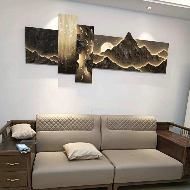 Nowoczesny obraz LED do salonu – Lighting Decoration On Wall recenzja i cena