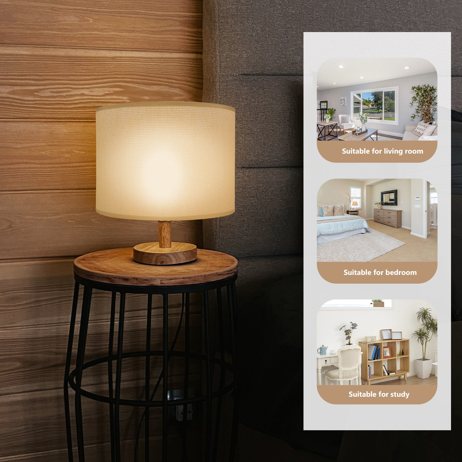 Osłona na lampę biurkową, abaż – Lighting Christmas Decor recenzja i cena
