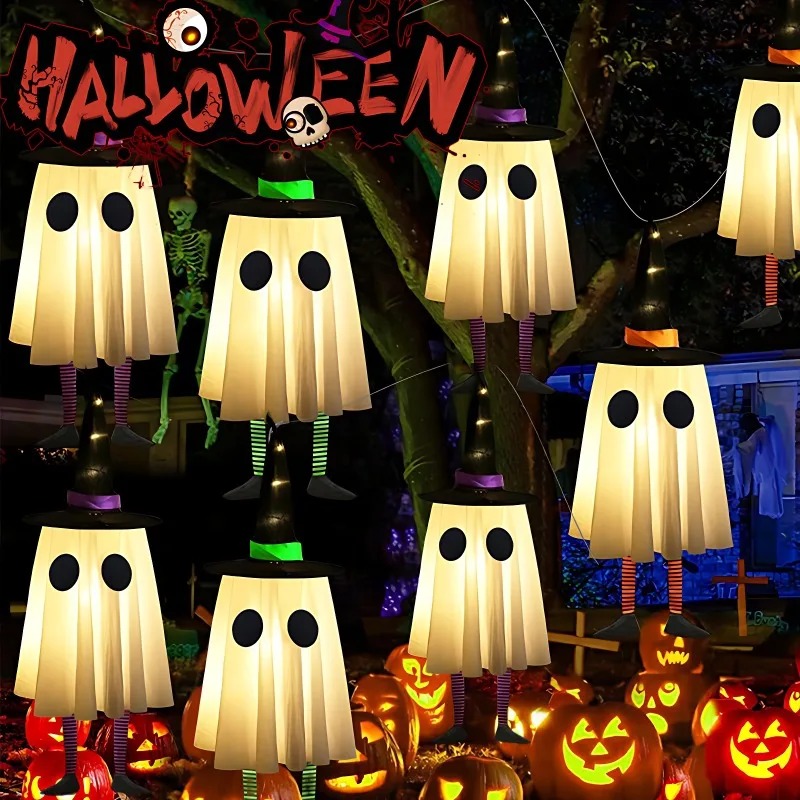 Wiszące dekoracje na Halloween – Lighting Tree Decor recenzja i cena