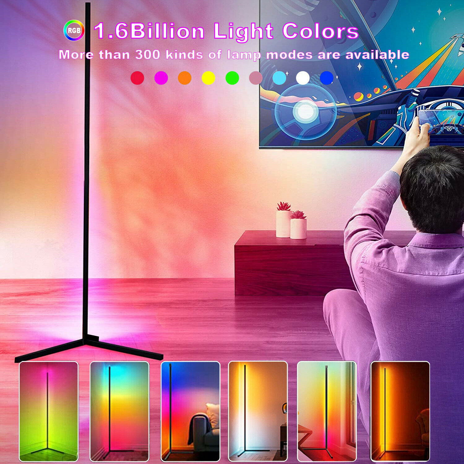 Nowoczesna lampa narożna LED R – Decor Lighting Floor Lamps recenzja i cena