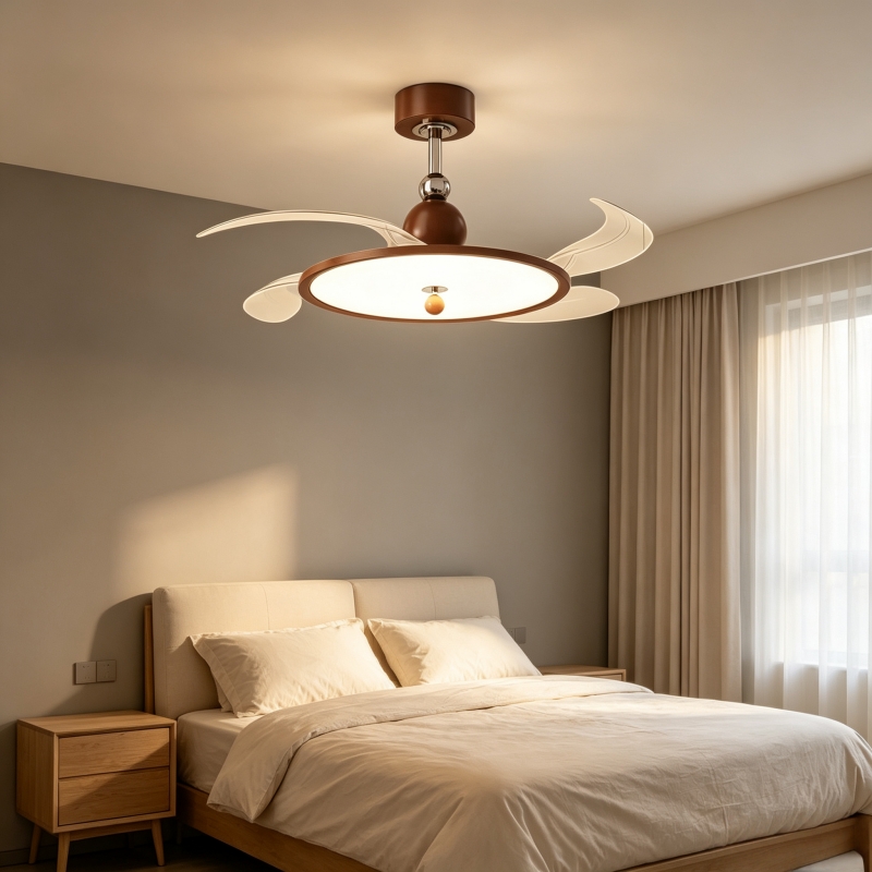 Wentylator sufitowy z chowanym – Lighting Decoration On Wall recenzja i cena