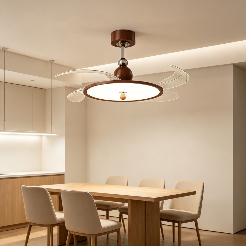 Wentylator sufitowy z chowanym – Lighting Decoration On Wall recenzja i cena