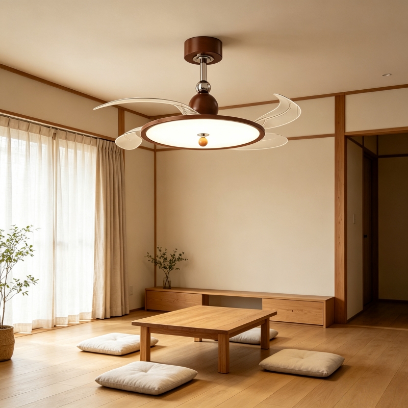 Wentylator sufitowy z chowanym – Lighting Decoration On Wall recenzja i cena
