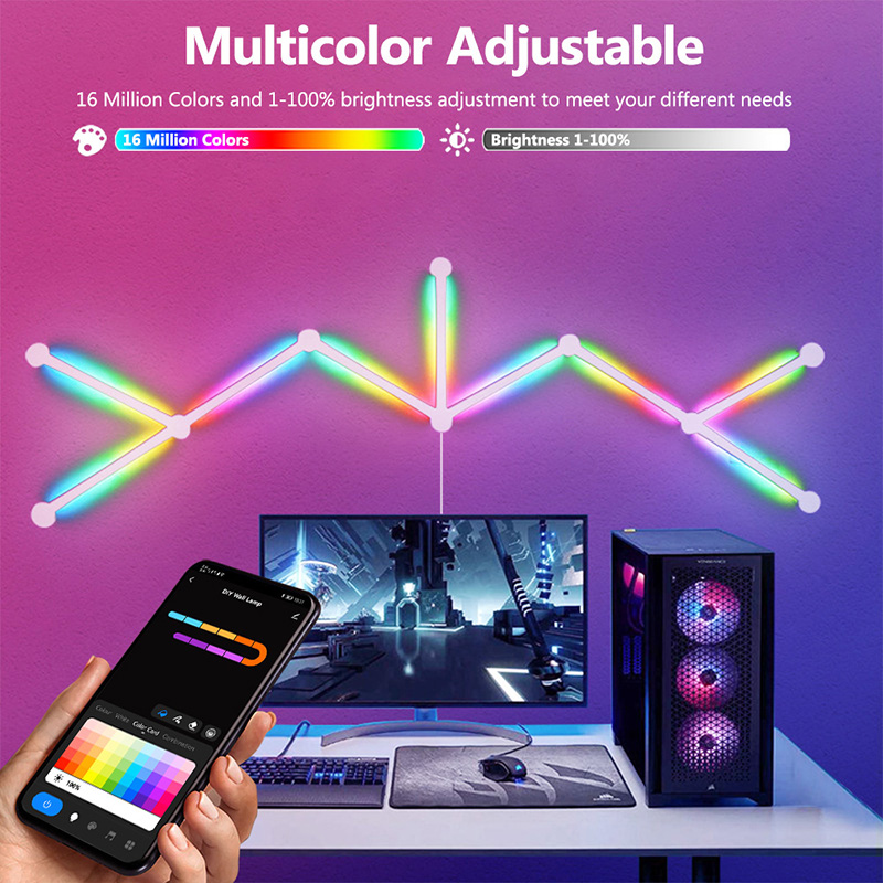 Inteligentna lampa ścienna RGB – Led Lighting Wall Decor recenzja i cena
