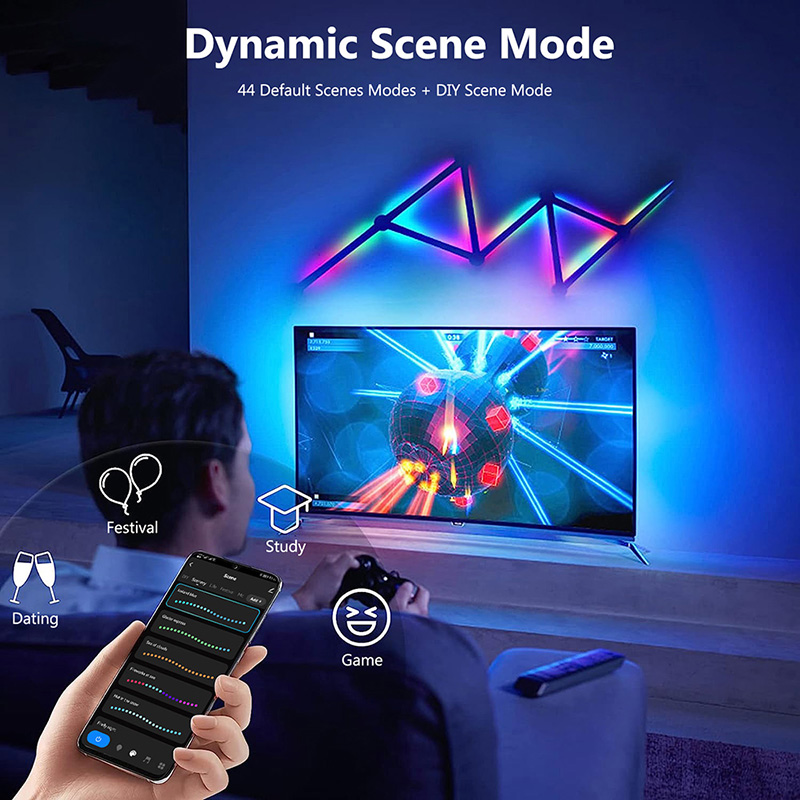 Inteligentna lampa ścienna RGB – Led Lighting Wall Decor recenzja i cena