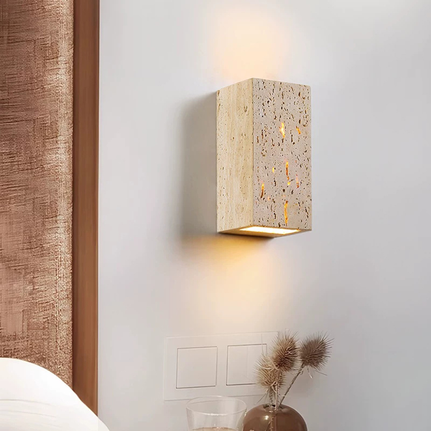 Żółta lampa ścienna z kamienia – Decor Lighting Cy recenzja i cena
