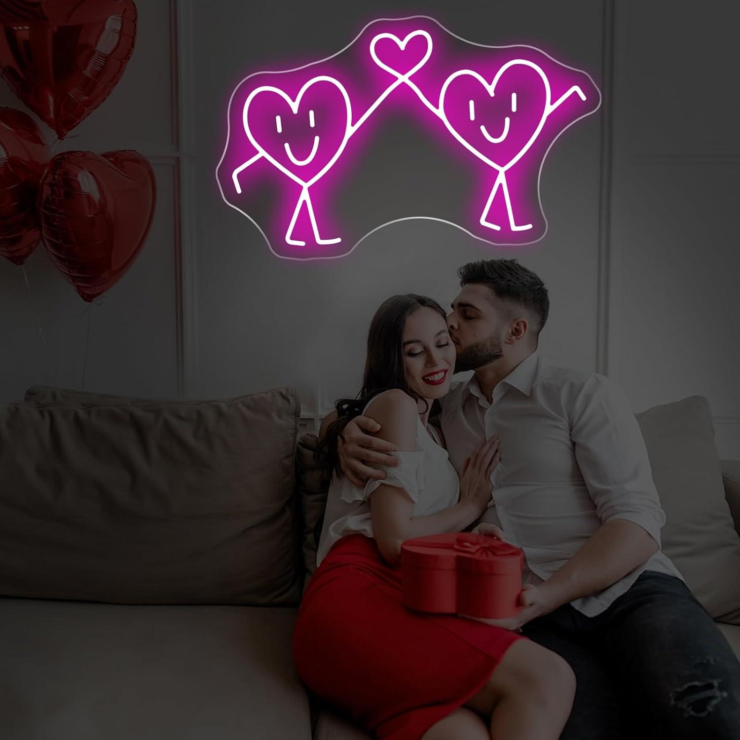 Neonowy znak miłosny, ściemnia – Led Lighting Wall Decor recenzja i cena