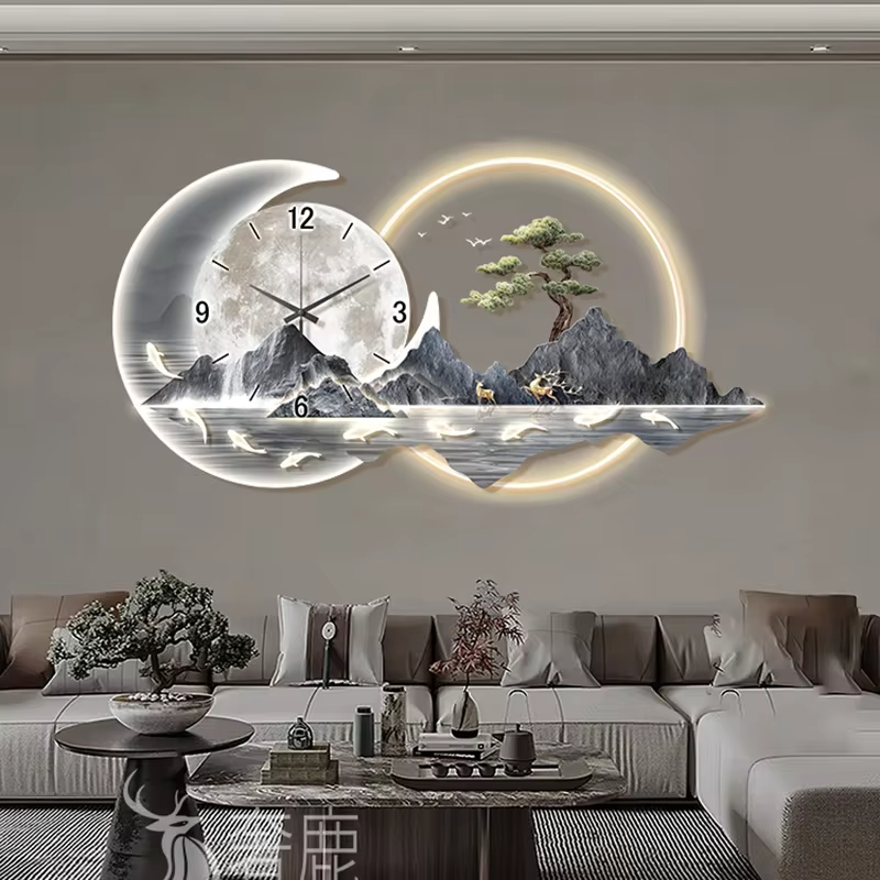 Moda Luksusowy Zegar Ścienny C – Lighting Home Decor Wall Clocks recenzja i cena