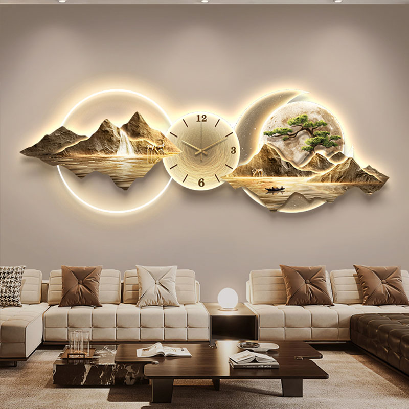 Zegary ścienne do salonu, arty – Lighting Home Decor Wall Clocks recenzja i cena