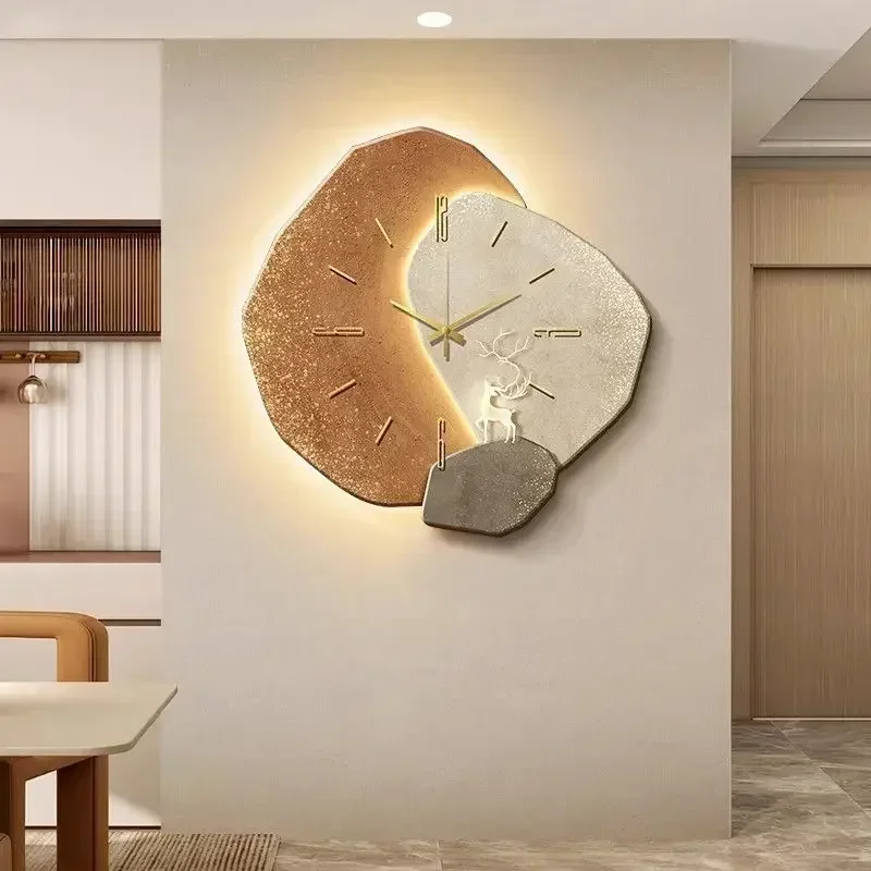Zegar nowoczesny z podświetlen – Lighting Decoration On Wall recenzja i cena