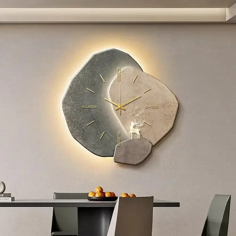 Zegar nowoczesny z podświetlen – Lighting Decoration On Wall recenzja i cena