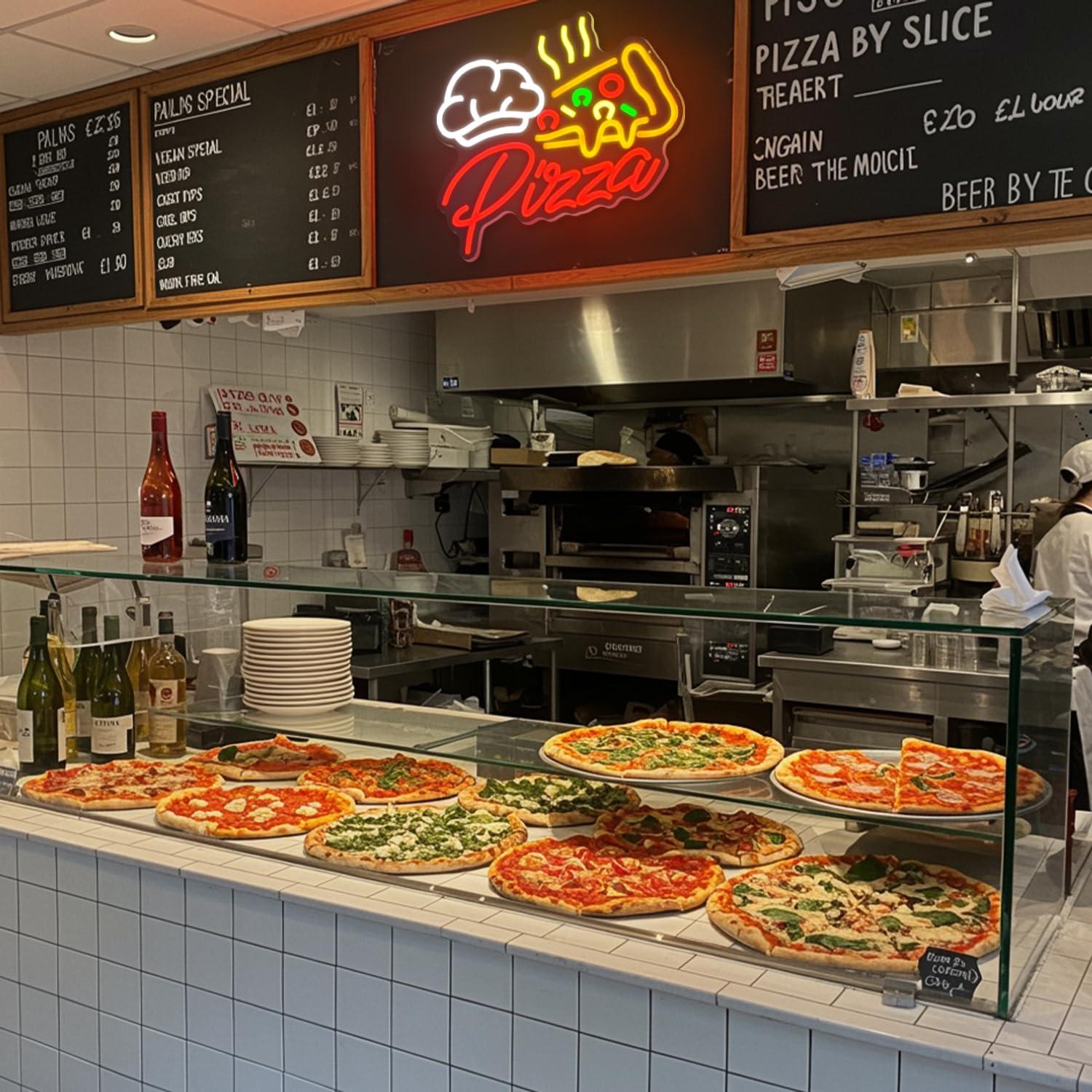 Neonowy szyld pizza, kolorowe  – Led Lighting Wall Decor recenzja i cena
