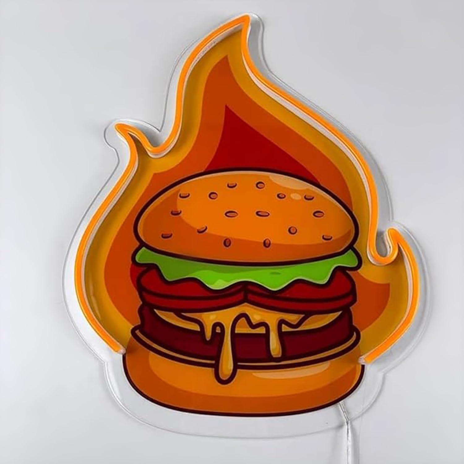 Neonowy Znak LED Burger Hambur – Led Lighting Wall Decor recenzja i cena