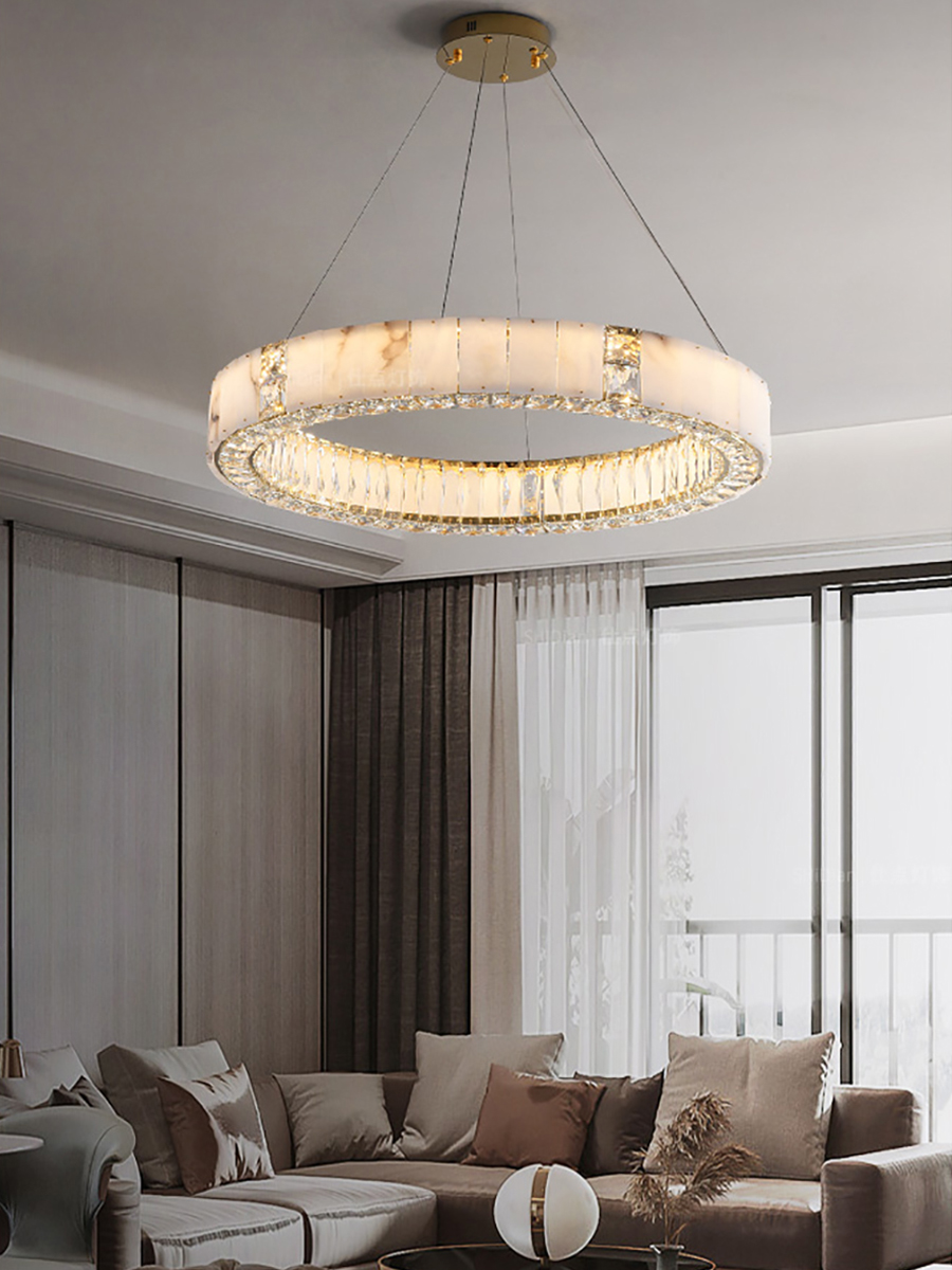 Złoto-czarny nowoczesny żyrand – Elements Lighting Decor recenzja i cena